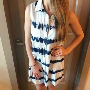 Denim sleeveless dress